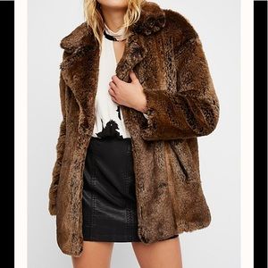 Free People Fur Coat